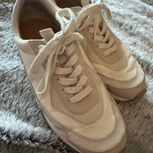 Universal Thread Cream and Tan Sneakers